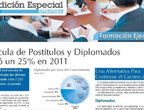 Matrícula de Postítulos y Diplomados creció un 25% en 2011