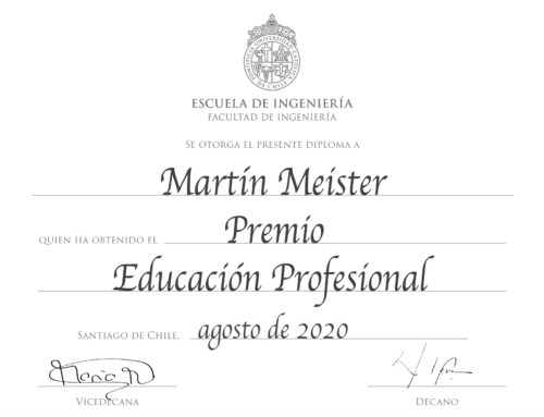 Premio especial Educacion Profesional
